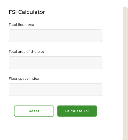 FSI Calculator Tool